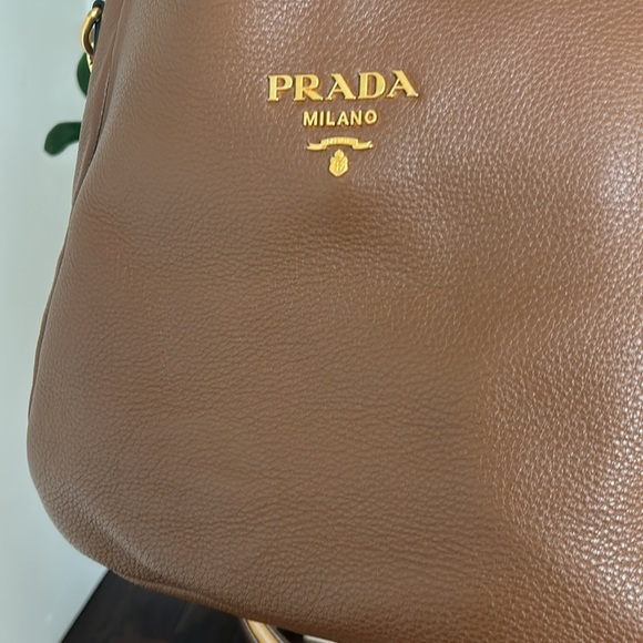 Prada Vitello Daino Hobo Camel - Picture 5 of 11